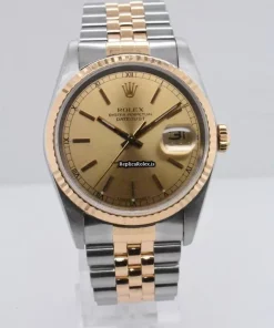 Swiss Fake Rolex Datejust 16233 Caliber 3135 Automatic Movement 36mm Gold/steel Case Mens/unisex Watch