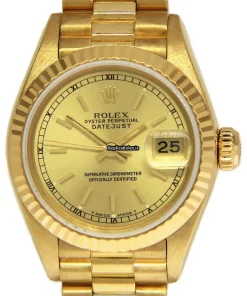 Inexpensive Replica Rolex Lady-datejust 69138 Automatic Movement 26mm Yellow Gold Case Womens Watch