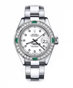 1:1 Replica Rolex Oyster Perpetual Lady Date 69160 Automatic Movement 26mm Steel Case Womens Watch