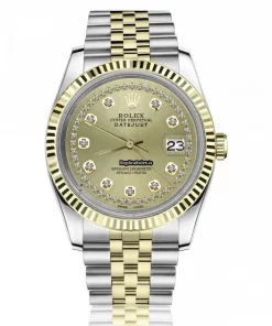 Well Made Replica Rolex Datejust 16013 Automatic Movement 36mm Gold/steel Case Mens/unisex Watch