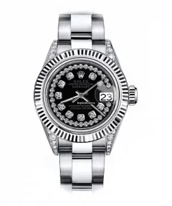Appealing Replica Rolex Oyster Perpetual Lady Date 69160 Automatic Movement 26mm Steel Case Womens Watch
