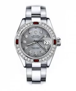 Unique Replica Rolex Oyster Perpetual Lady Date 69160 Automatic Movement 26mm Steel Case Womens Watch