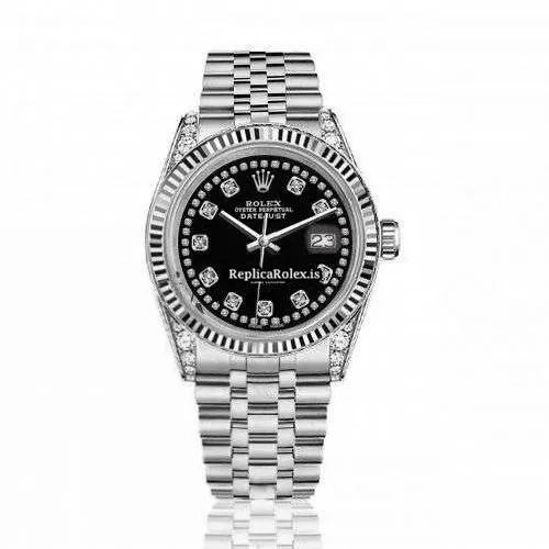 Beautiful Fake Rolex Oyster Perpetual Lady Date 69160 Automatic Movement 26mm Steel Case Womens Watch