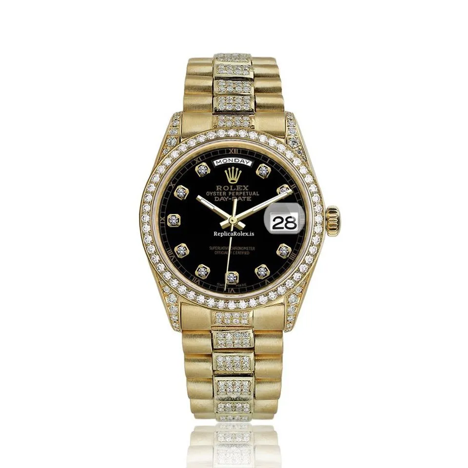 Well Made Clone Rolex Day-date 36 18038 Automatic Movement Mens/unisex Watch - Image 2