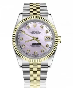 Marvellous Fake Rolex Datejust 16013 Automatic Movement 36mm Gold/steel Case Mens/unisex Watch