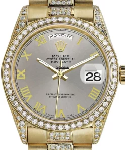 Neat Fake Rolex Day-date 36 18038 Automatic Movement Mens/unisex Watch