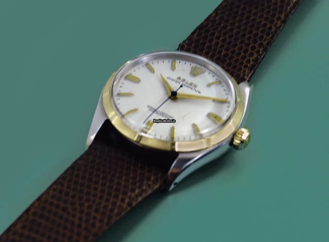 Mind-boggling Fake Rolex Oyster Perpetual 6565 Caliber 1030 Automatic Movement 34.1x19mm Steel Case Mens/unisex Watch - Image 2