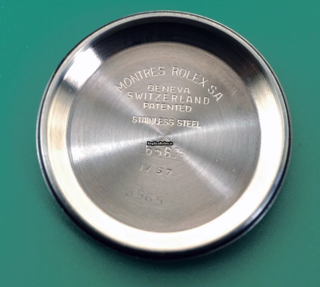Mind-boggling Fake Rolex Oyster Perpetual 6565 Caliber 1030 Automatic Movement 34.1x19mm Steel Case Mens/unisex Watch - Image 8