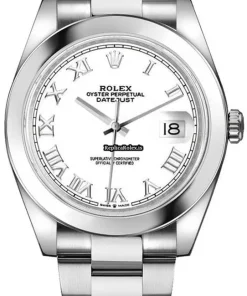 Good Fake Rolex Datejust 126300-whtro Caliber 3235 Automatic Movement 41mm Steel Case Mens/unisex Watch