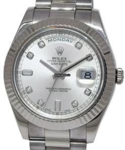 High Quality Replica Rolex Day-date II 218239 Automatic Movement 41mm White Gold Case Watch
