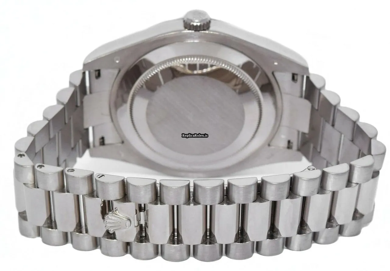High Quality Replica Rolex Day-date II 218239 Automatic Movement 41mm White Gold Case Watch - Image 9