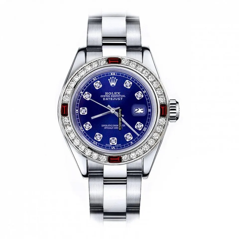 Perfect Fake Rolex Oyster Perpetual Lady Date 69160 Automatic Movement 26mm Steel Case Womens Watch