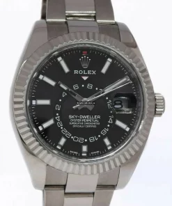Unique Knockoff Rolex Sky-dweller 326939 Automatic Movement 42mm White Gold Case Mens/unisex Watch