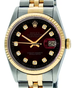 Wonderful Replica Rolex Datejust 16013 Caliber 3035 Automatic Movement 36mm Gold/steel Case Mens/unisex Watch