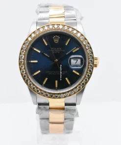 Excellent Copies Rolex Oyster Perpetual Date 15223 Caliber 3135 Automatic Movement 34mm Gold/steel Case Mens/unisex Watch