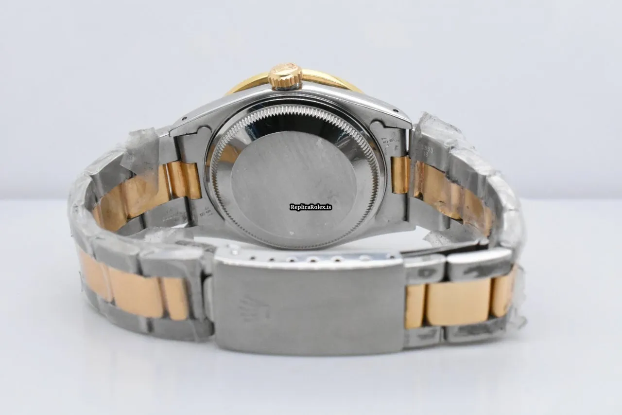 Excellent Copies Rolex Oyster Perpetual Date 15223 Caliber 3135 Automatic Movement 34mm Gold/steel Case Mens/unisex Watch - Image 5