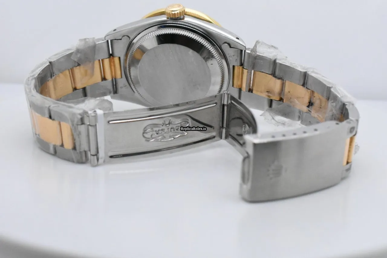 Excellent Copies Rolex Oyster Perpetual Date 15223 Caliber 3135 Automatic Movement 34mm Gold/steel Case Mens/unisex Watch - Image 6