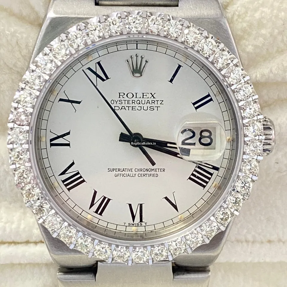 Design Copies Rolex Datejust Oysterquartz 17000 Quartz Movement 36mm Steel Case Mens/unisex Watch