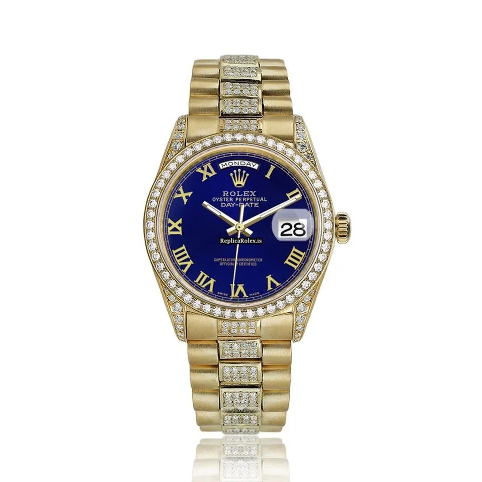 Defect Replica Rolex Day-date 36 18038 Automatic Movement Mens/unisex Watch - Image 2