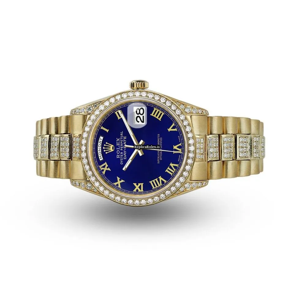 Defect Replica Rolex Day-date 36 18038 Automatic Movement Mens/unisex Watch - Image 3