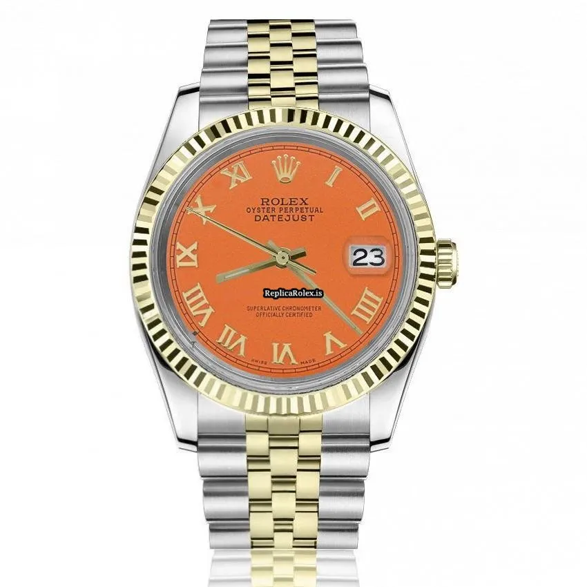 Great Replica Rolex Lady-datejust 69173 Automatic Movement 26mm Gold/steel Case Womens Watch