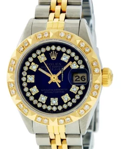 Awesome Replicas Rolex Datejust Caliber 2030 Automatic Movement 26mm Gold/steel Case Womens Watch