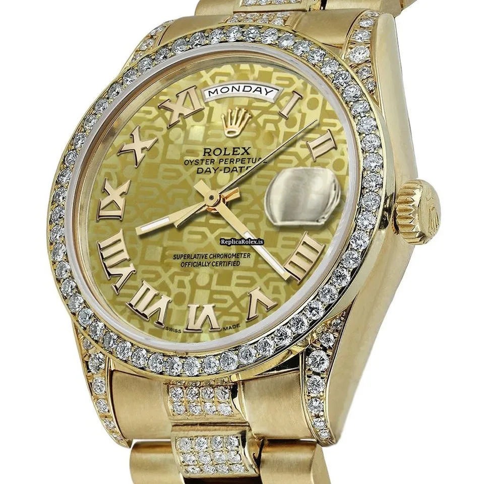 Incredible Copy Rolex Day-date 36 18038 Automatic Movement Mens/unisex Watch - Image 5