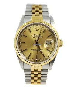 Amazing Replica Rolex Datejust 16233 Caliber 3135 Automatic Movement 36mm Gold/steel Case Mens/unisex Watch