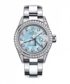 Unique Replica Rolex Oyster Perpetual Lady Date 69160 Automatic Movement 26mm Steel Case Womens Watch