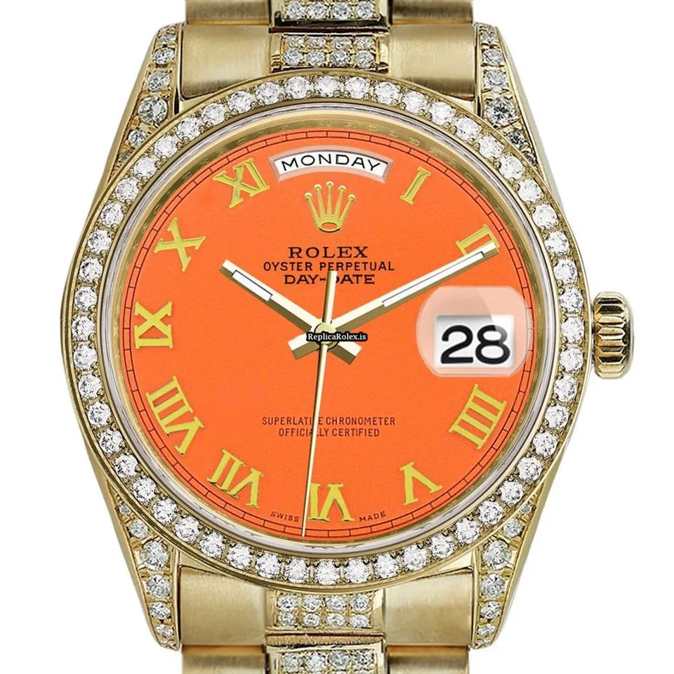 Distinctive Fake Rolex Day-date 36 18038 Automatic Movement Mens/unisex Watch