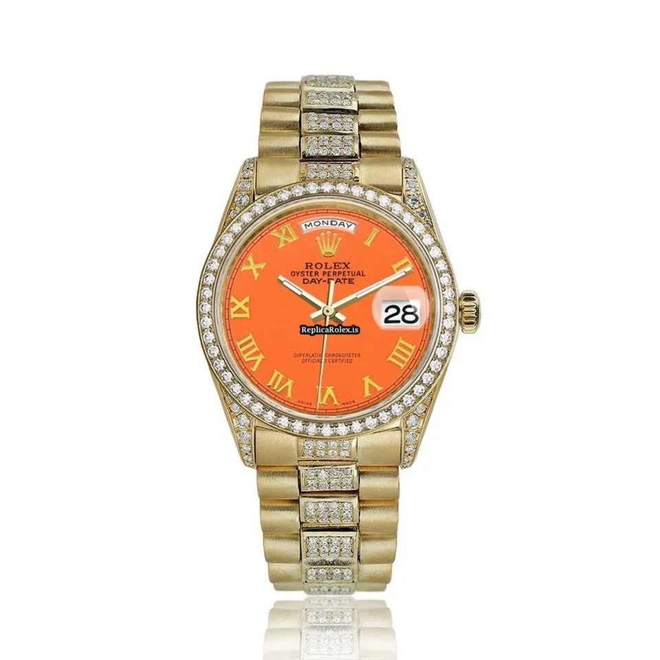 Distinctive Fake Rolex Day-date 36 18038 Automatic Movement Mens/unisex Watch - Image 2