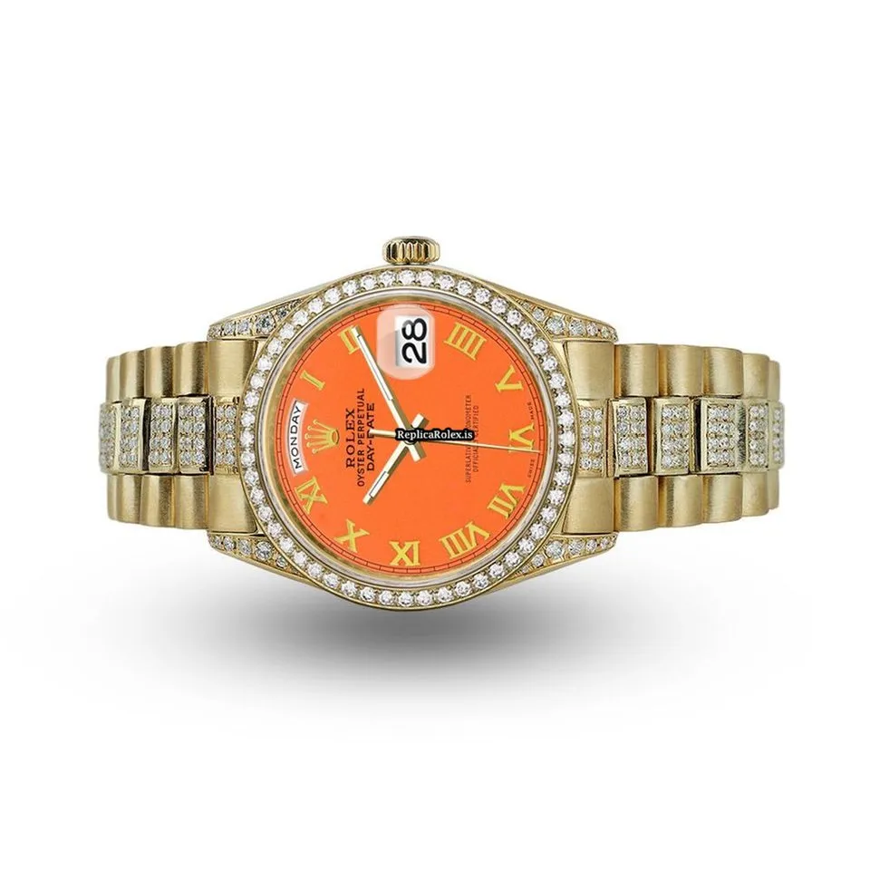 Distinctive Fake Rolex Day-date 36 18038 Automatic Movement Mens/unisex Watch - Image 3