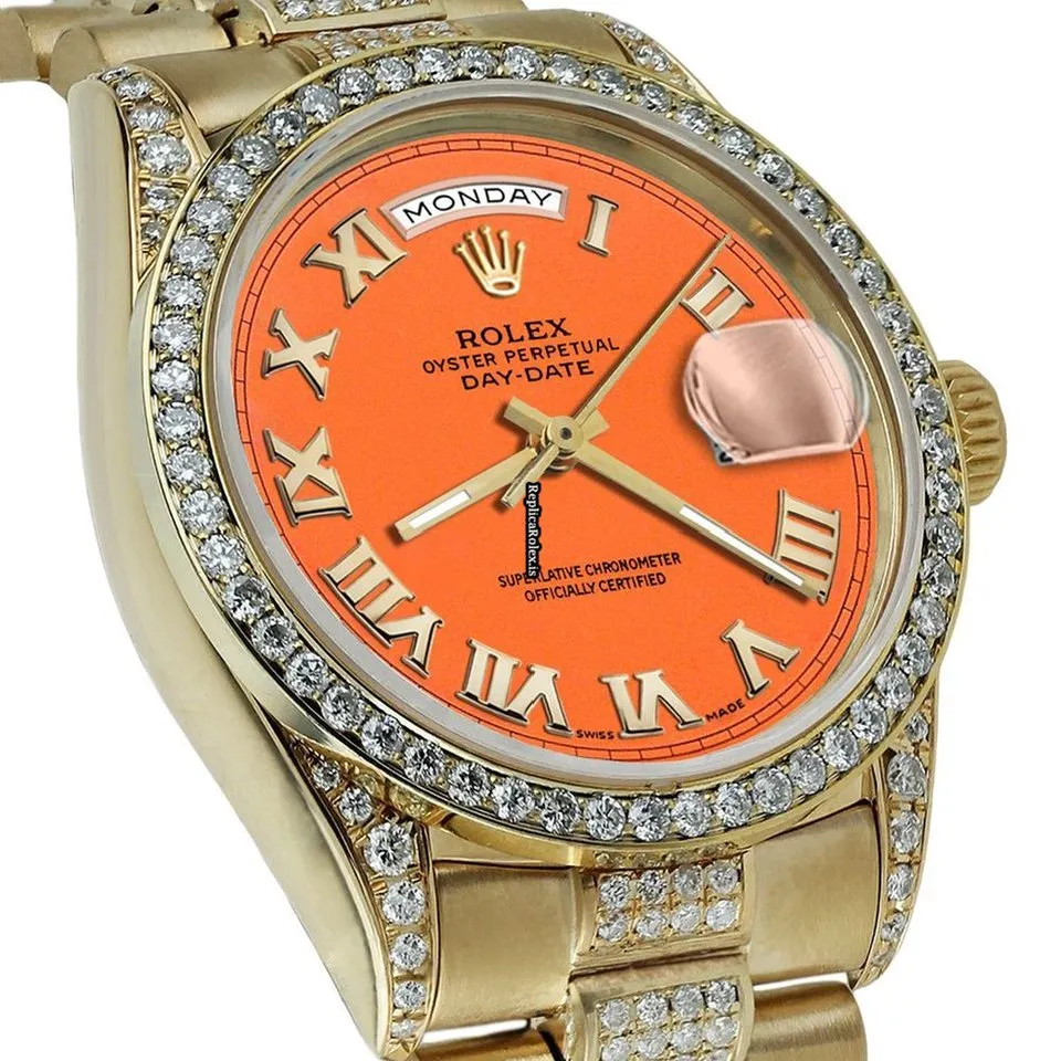 Distinctive Fake Rolex Day-date 36 18038 Automatic Movement Mens/unisex Watch - Image 4