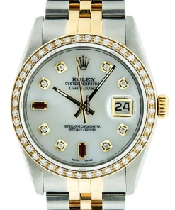 Lovely Replica Rolex Datejust 16013 Caliber 3035 Automatic Movement 36mm Gold/steel Case Mens/unisex Watch