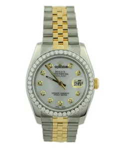Fabulous Imitation Rolex Datejust Turn-o-graph 116263 Caliber 3135 Automatic Movement 36x44mm Gold/steel Case Mens/unisex Watch