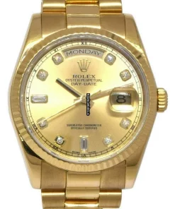 Appealing Replica Rolex Day-date 36 118238 Automatic Movement 36mm Yellow Gold Case Mens/unisex Watch