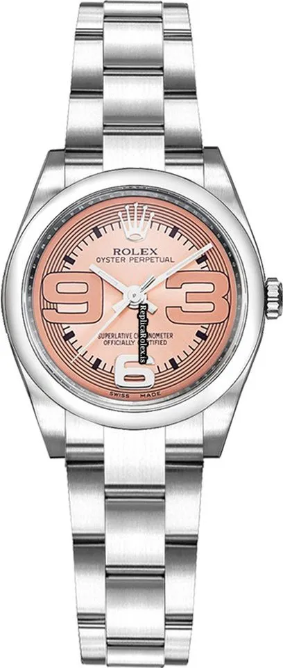 Aaa Fake Rolex Oyster Perpetual 26 176200-pnkao Caliber 2231 Automatic Movement 26mm Steel Case Womens Watch
