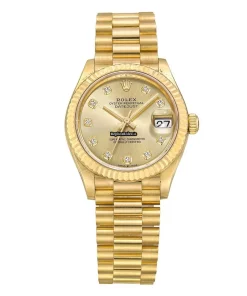 Quality Replica Rolex Datejust 278278-0009 Automatic Movement 31mm Yellow Gold Case Watch