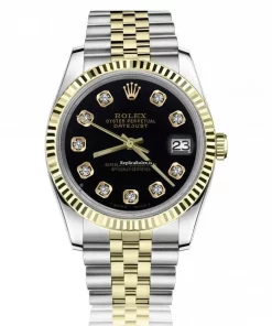Lovely Replica Rolex Datejust 16013 Automatic Movement 36mm Gold/steel Case Mens/unisex Watch