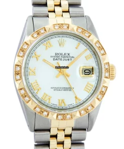 Superior Replica Rolex Datejust 16013 Caliber 3035 Automatic Movement 36mm Gold/steel Case Mens/unisex Watch