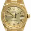 Reliable Replica Rolex Datejust 178278 Automatic Movement 31mm Yellow Gold Case Watch