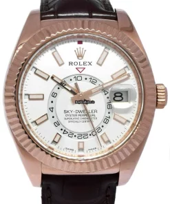Quality Clone Rolex Sky-dweller 326135 Automatic Movement 42mm Rose Gold Case Mens/unisex Watch