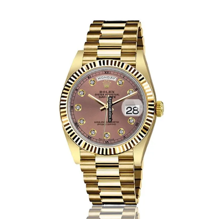 Good Fake Rolex Day-date 36 18038 Automatic Movement Mens/unisex Watch - Image 2