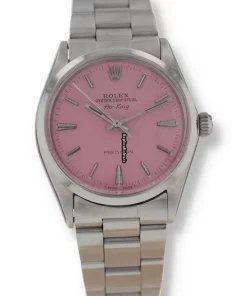 High-end Fake Rolex Air King Precision 5500 34mm Steel Case Watch