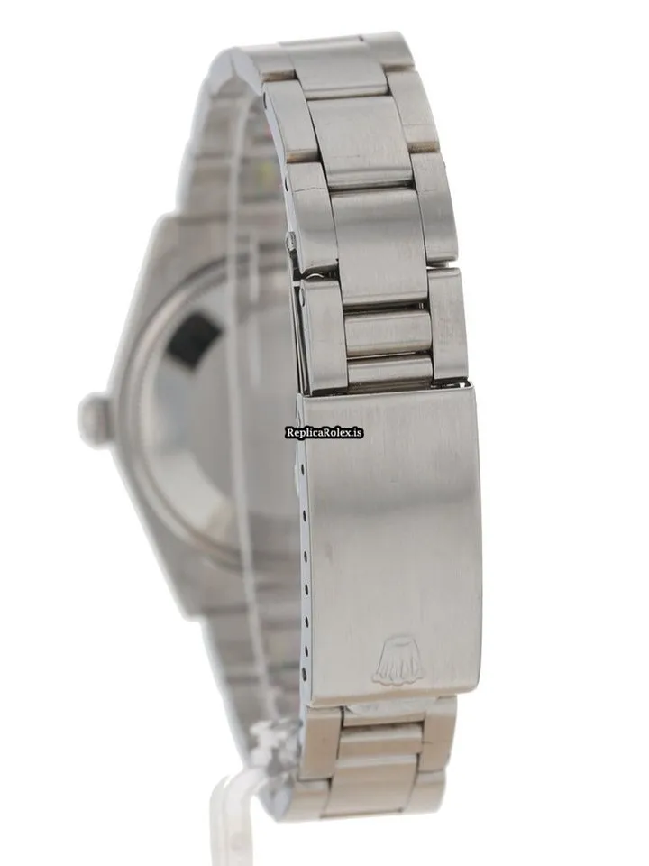 High-end Fake Rolex Air King Precision 5500 34mm Steel Case Watch - Image 6