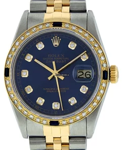 Wonderful Clone Rolex Datejust 16013 Caliber 3035 Automatic Movement 36mm Gold/steel Case Mens/unisex Watch