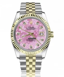 Excellent Replica Rolex Datejust 16013 Automatic Movement 36mm Gold/steel Case Mens/unisex Watch