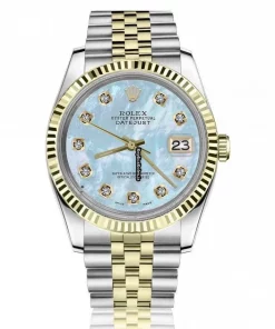 Epic Knockoff Rolex Datejust 16013 Automatic Movement 36mm Gold/steel Case Mens/unisex Watch
