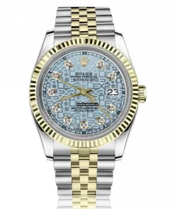 Superb Replica Rolex Datejust 16013 Automatic Movement 36mm Gold/steel Case Mens/unisex Watch