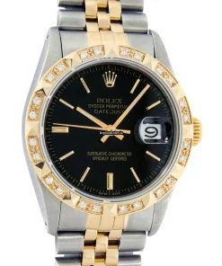 Pleasing Fake Rolex Datejust 16013 Caliber 3035 Automatic Movement 36mm Gold/steel Case Mens/unisex Watch